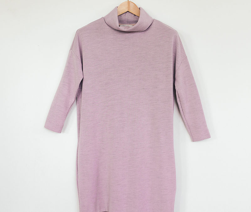 DRESS / DOUBLE FACE 100% WOOL