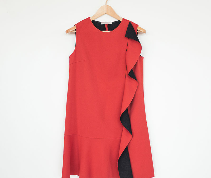 DRESS / THERMO-BONDED NEOPRENE EFFECT
